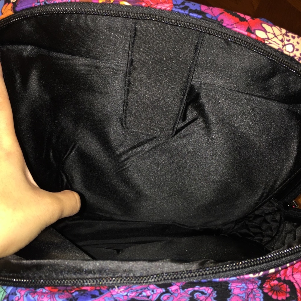 NWT Vera Bradley Laptop Backpack Floral Fiesta - Picture 3 of 4